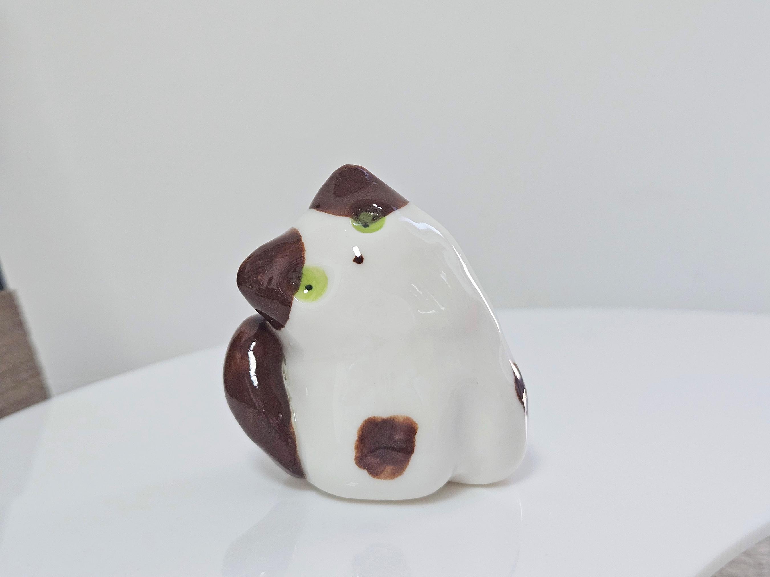 Ceramic Animal Figurines Hand‑Painted Decorative Sculptures for Home Desk Display