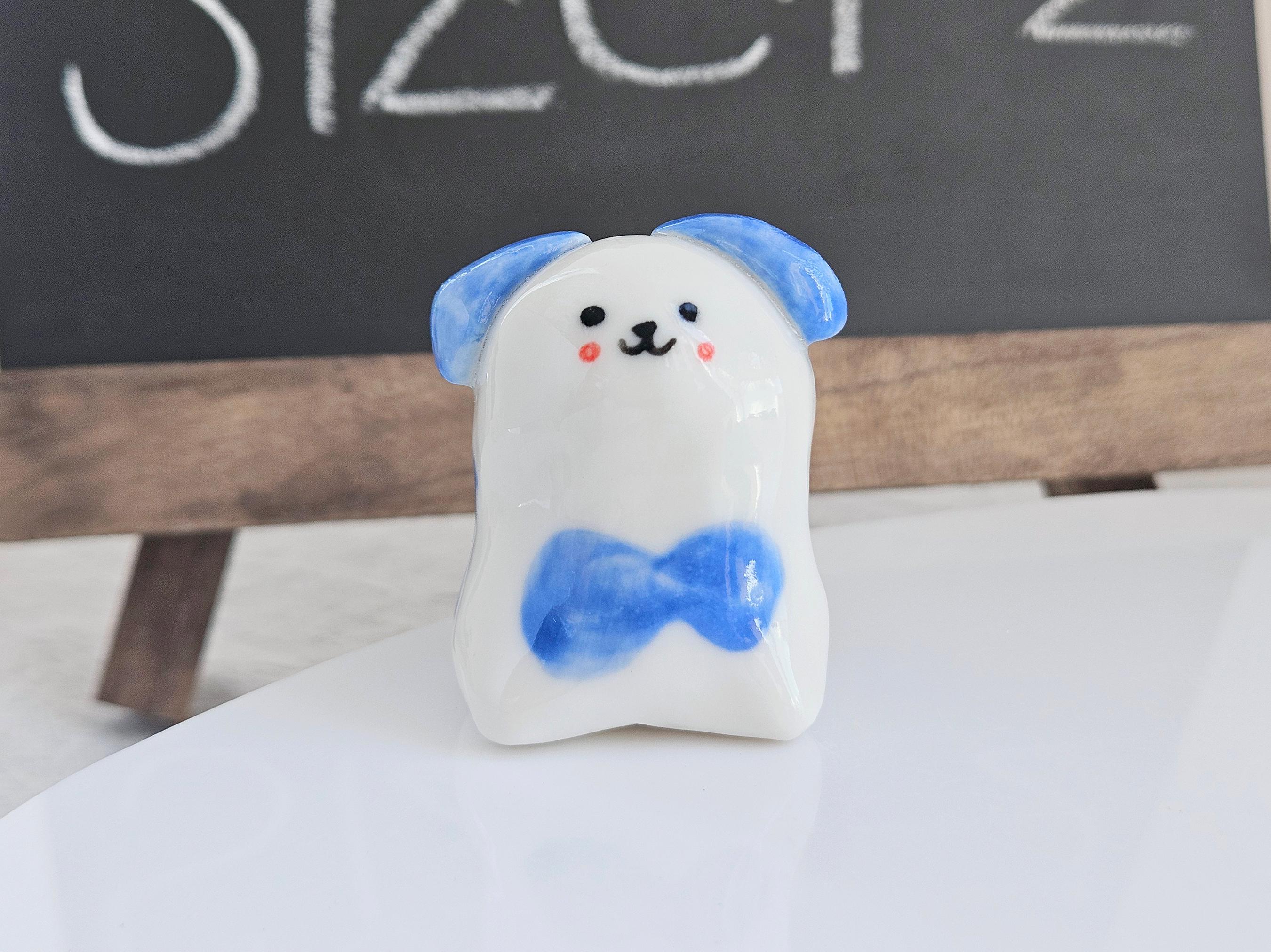 Ceramic Animal Figurines Mini Decorative Ornaments for Home Shelf Display