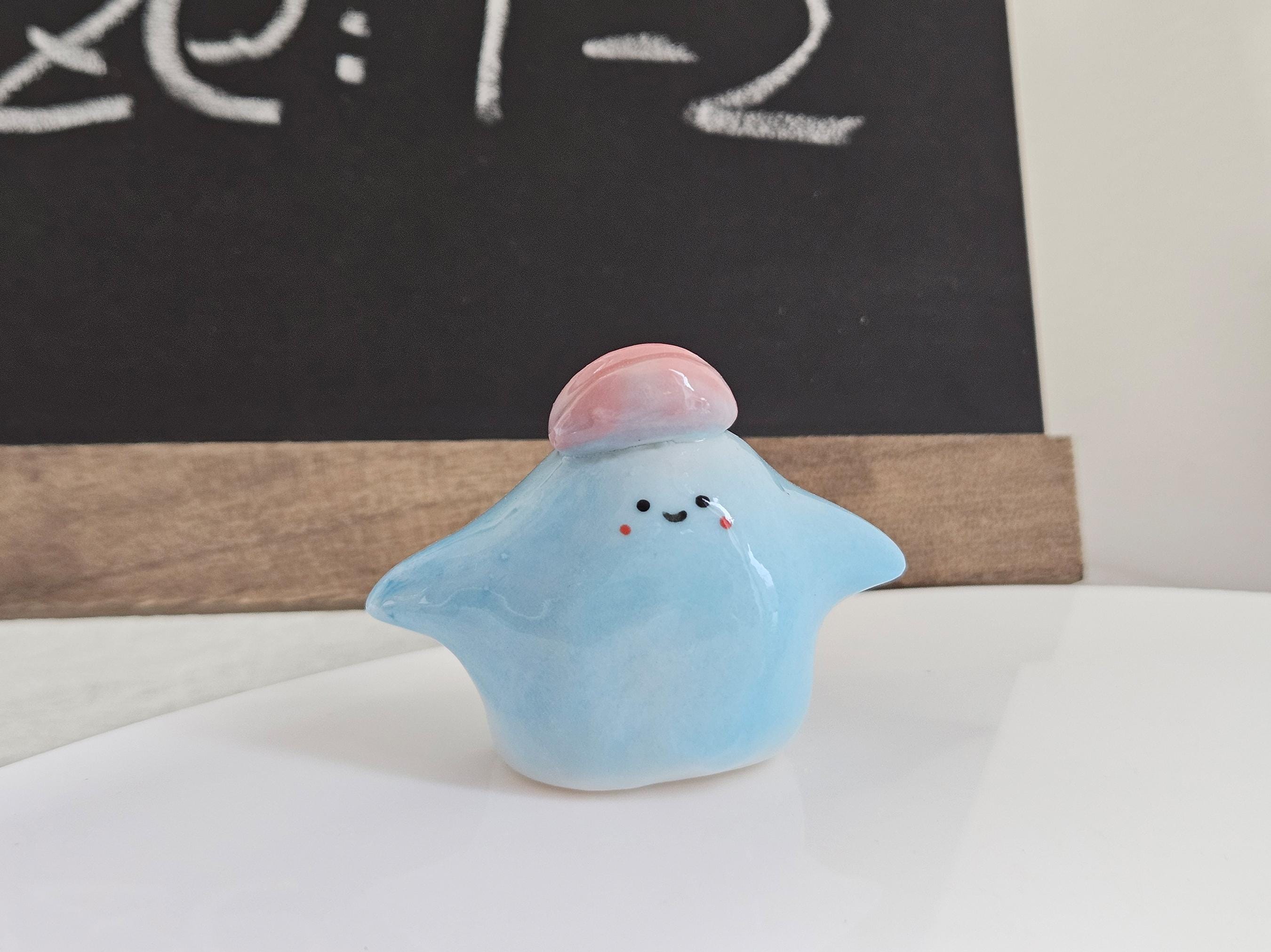 Mini Ceramic Figurine Decor for Desktop and Home Display
