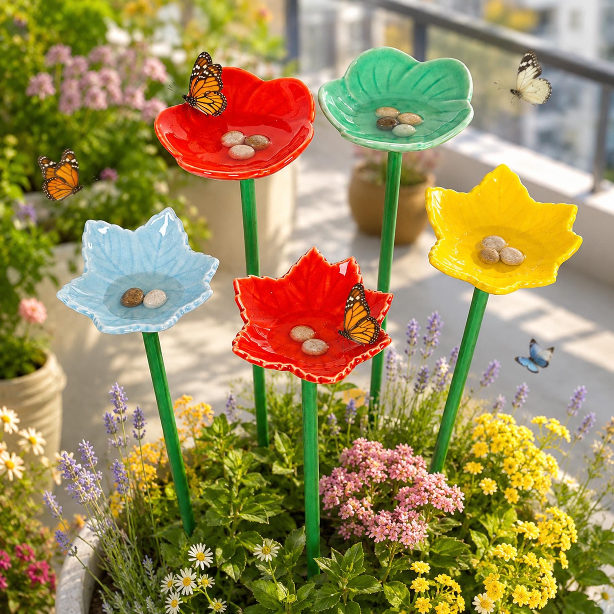 Garden Bee Watering Station, Outdoor Garden Decor, Suitable for Bees and Butterflies to Rest