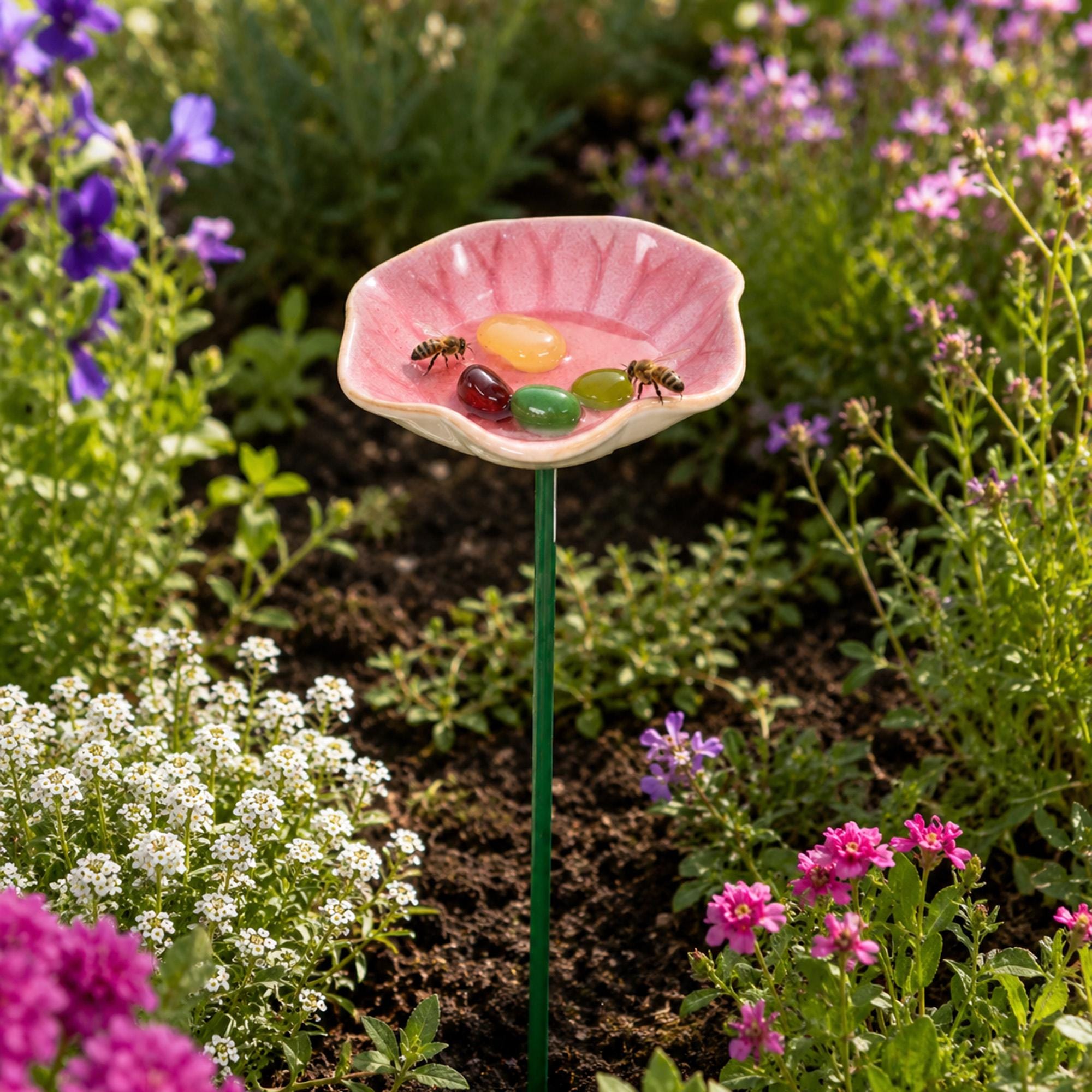 Ceramic Garden Watering Station, Outdoor Patio Decor