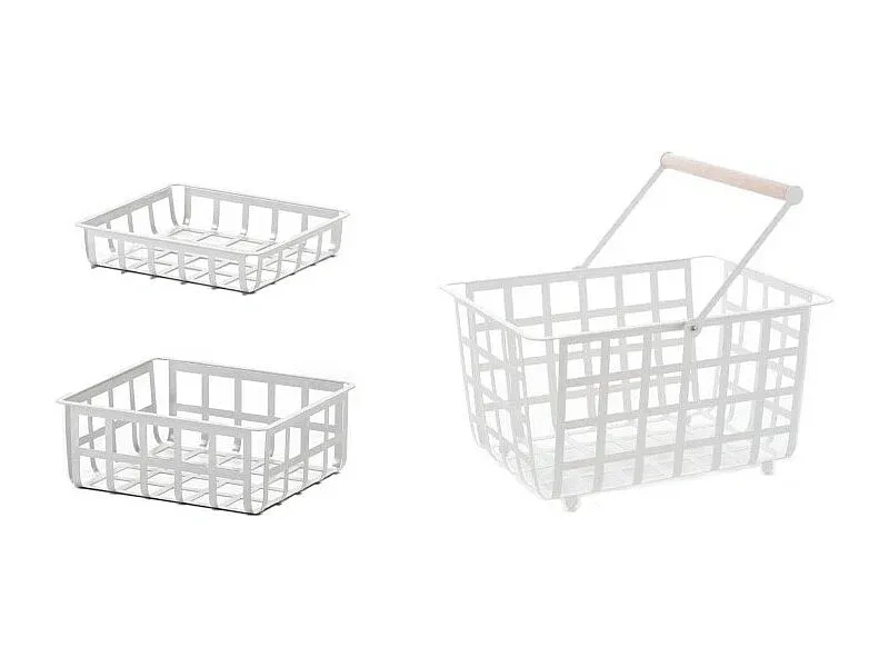 Set aus 3 Körben: Klein, Mittel und Groß-decoravito.com