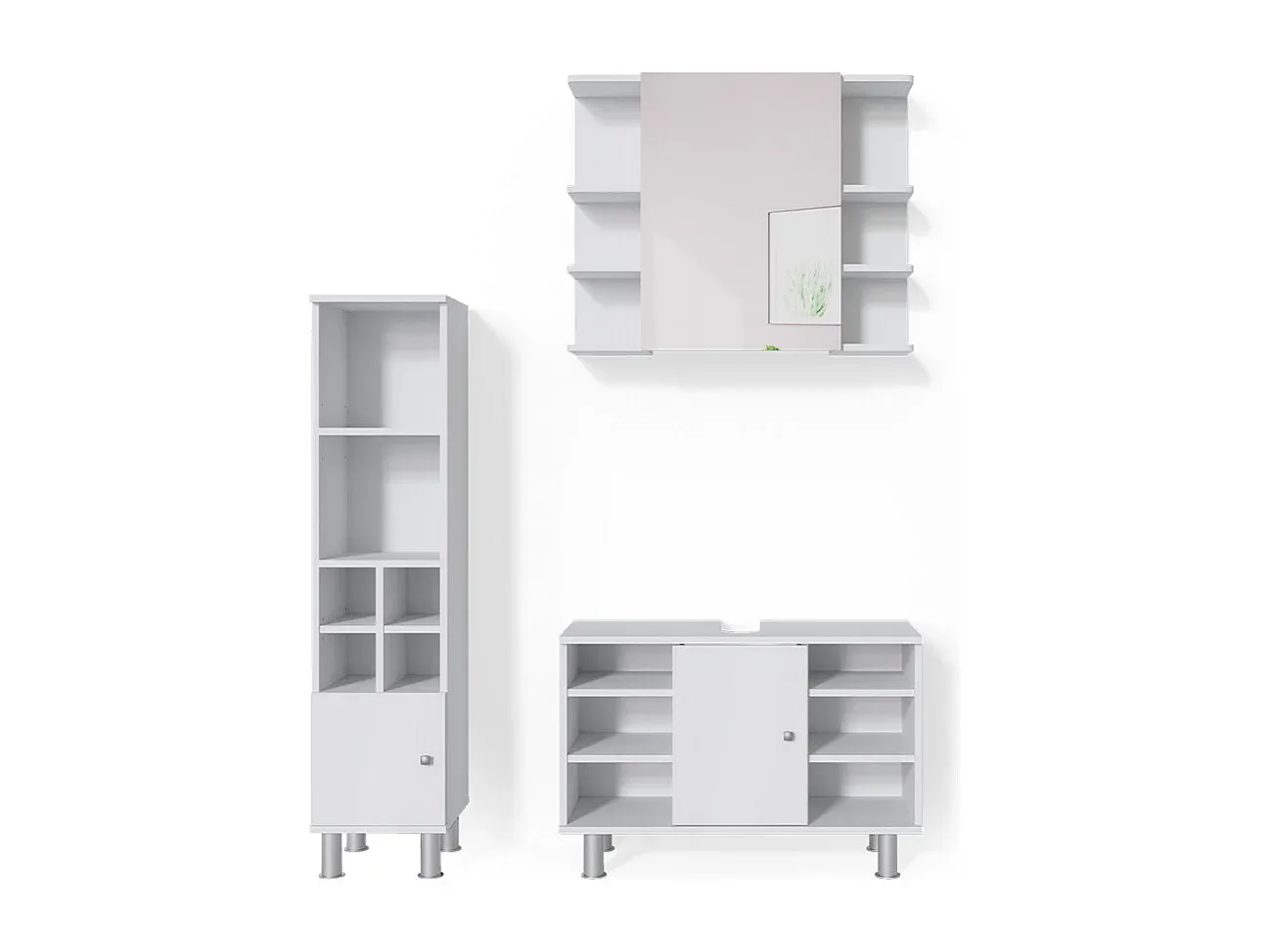 Rustikale Eichenschrankkombination fürs Badezimmer-decoravito.com