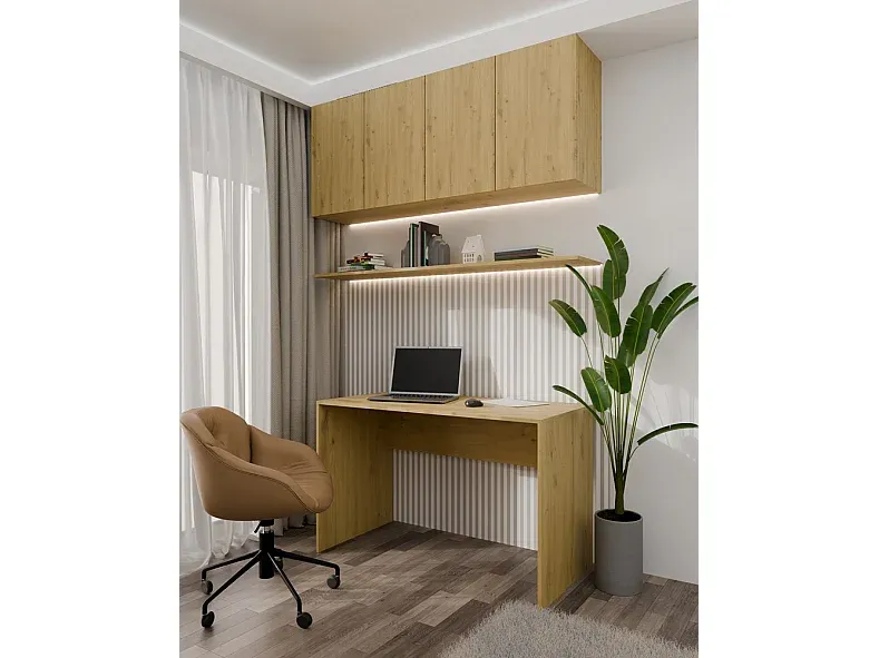 Moderner Schreibtisch mit Geräumiger Platte und Funktionalem Design-decoravito.com