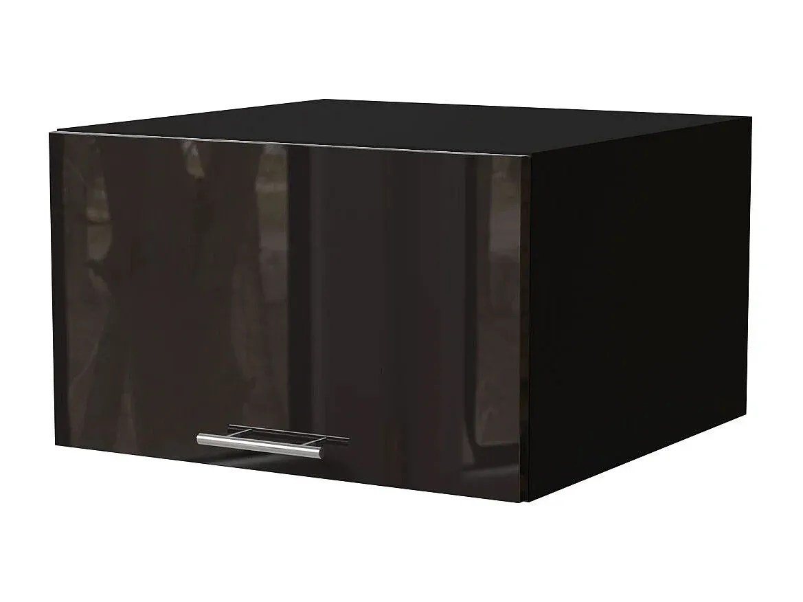 Küchenschrank Schwarz Hochglanz/Matt 60cm-decoravito.com