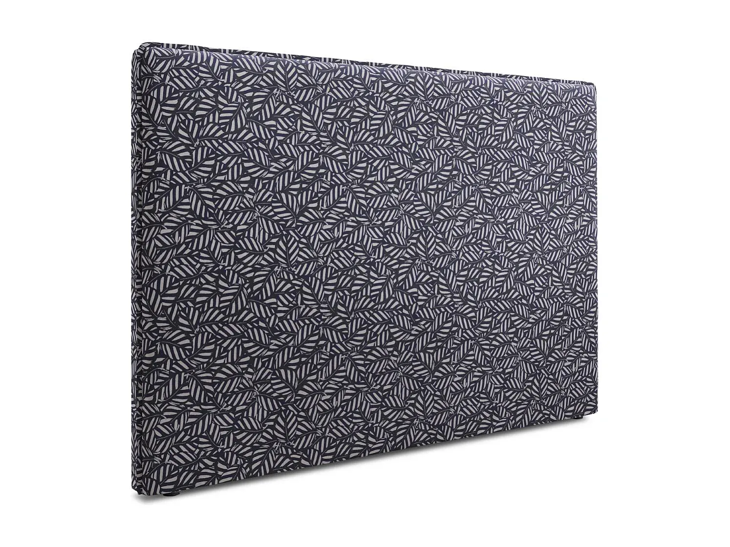 Samt Kopfteil in Marineblau 180x120cm-decoravito.com