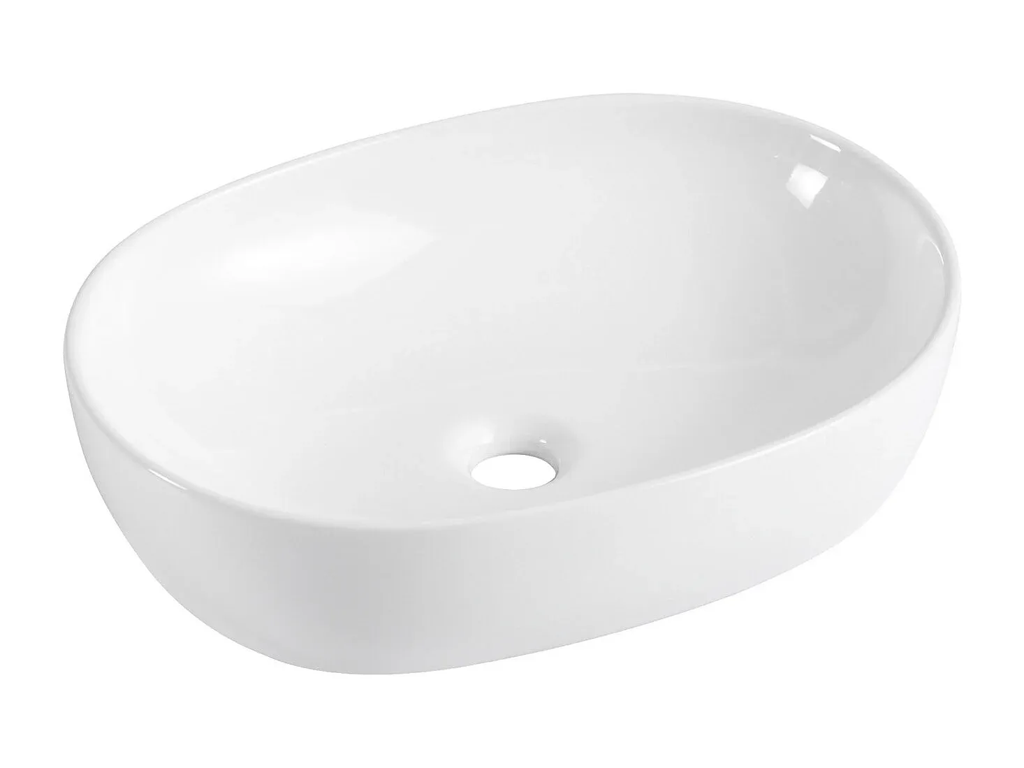 Ovale Waschbecken ohne Armaturenfläche-decoravito.com