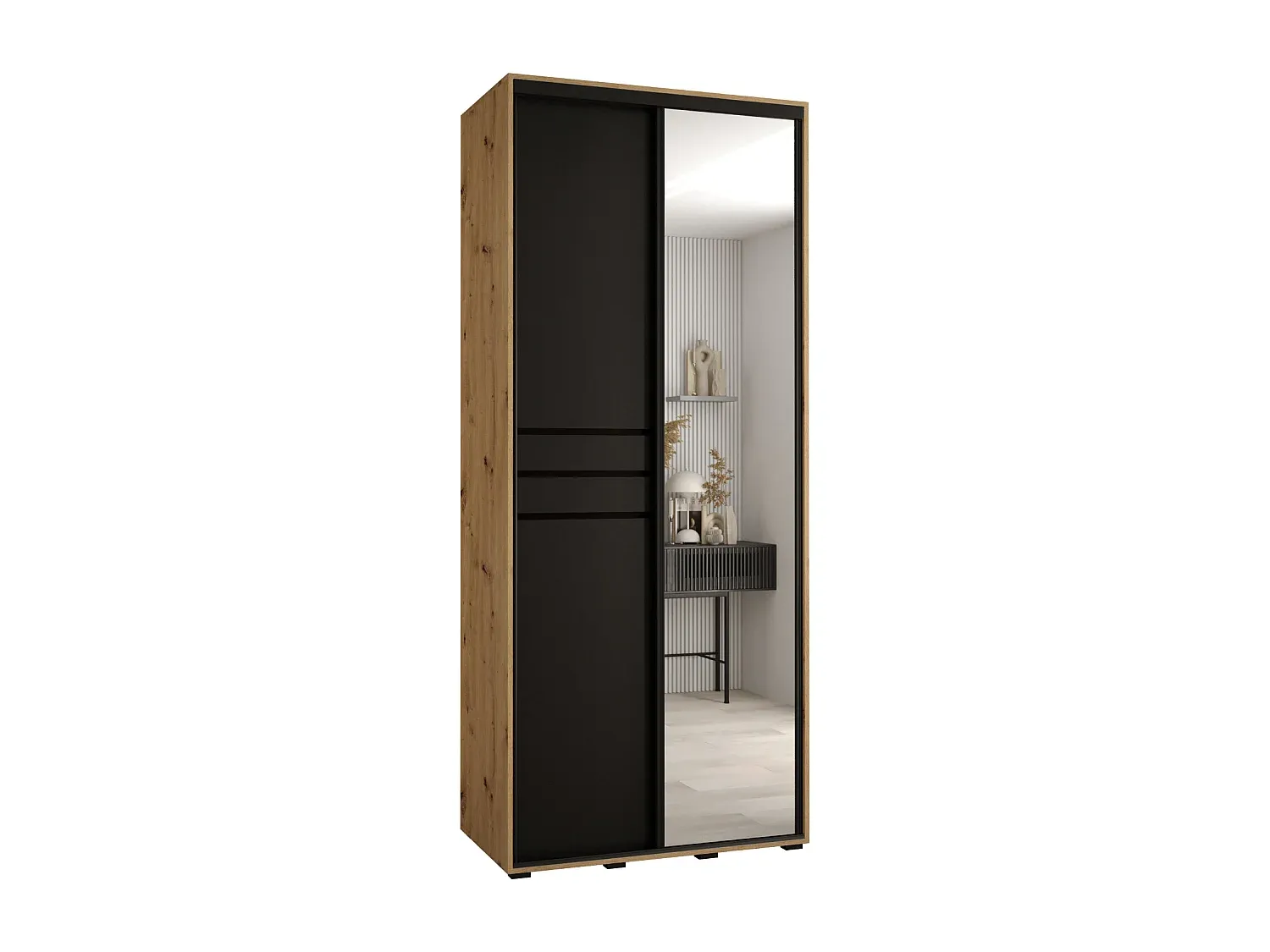 Moderner Kleiderschrank mit Schwebetüren, zweiflügelig-decoravito.com