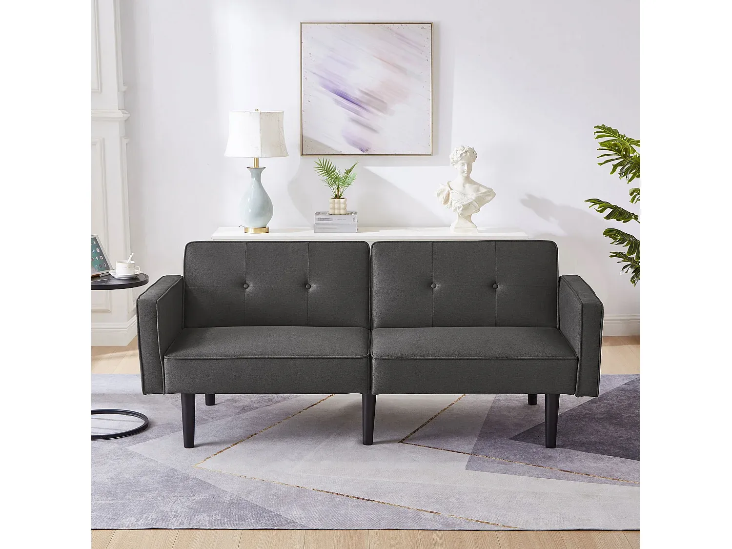Zweisitzer-Sofa mit verstellbarer Rückenlehne-decoravito.com