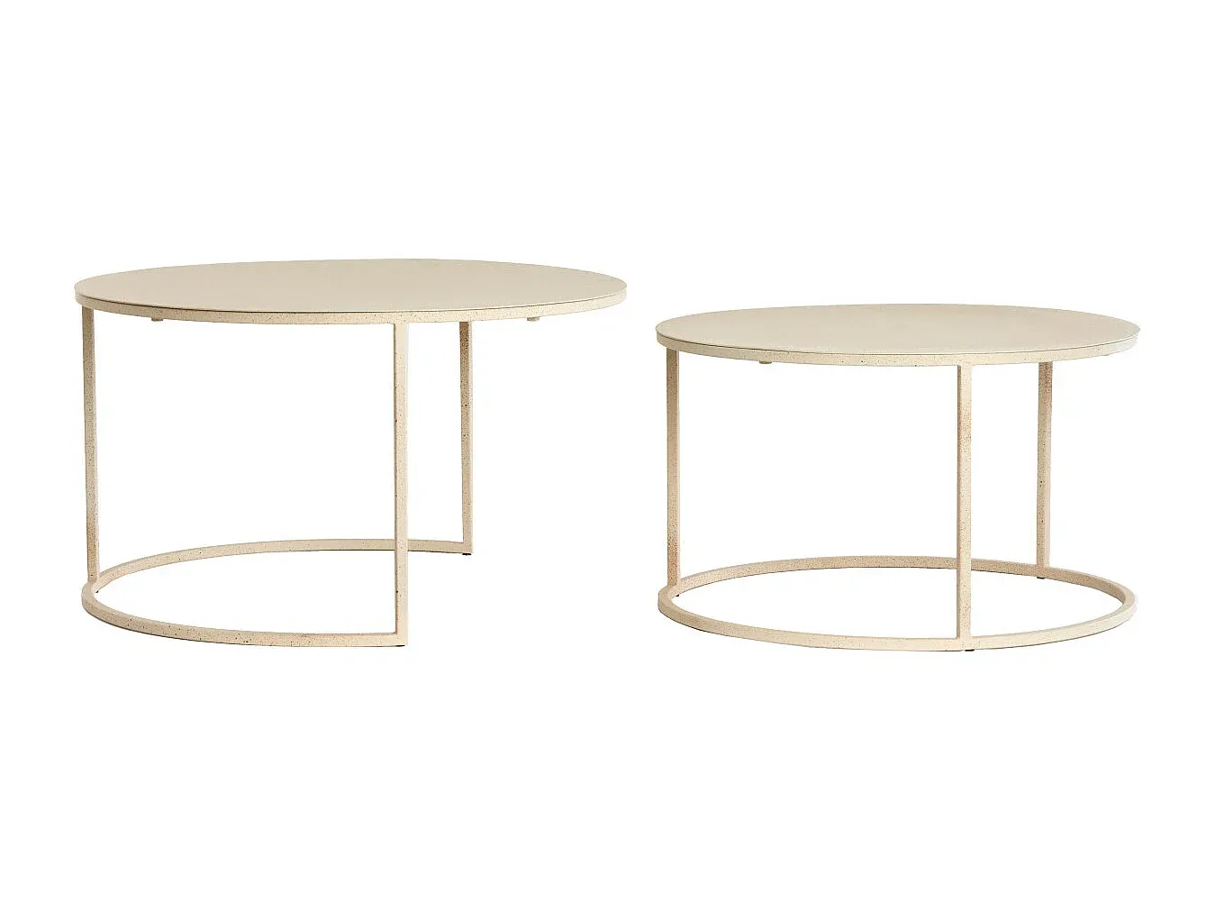 Moderner Wohnzimmertisch im 2er-Set, braun-decoravito.com