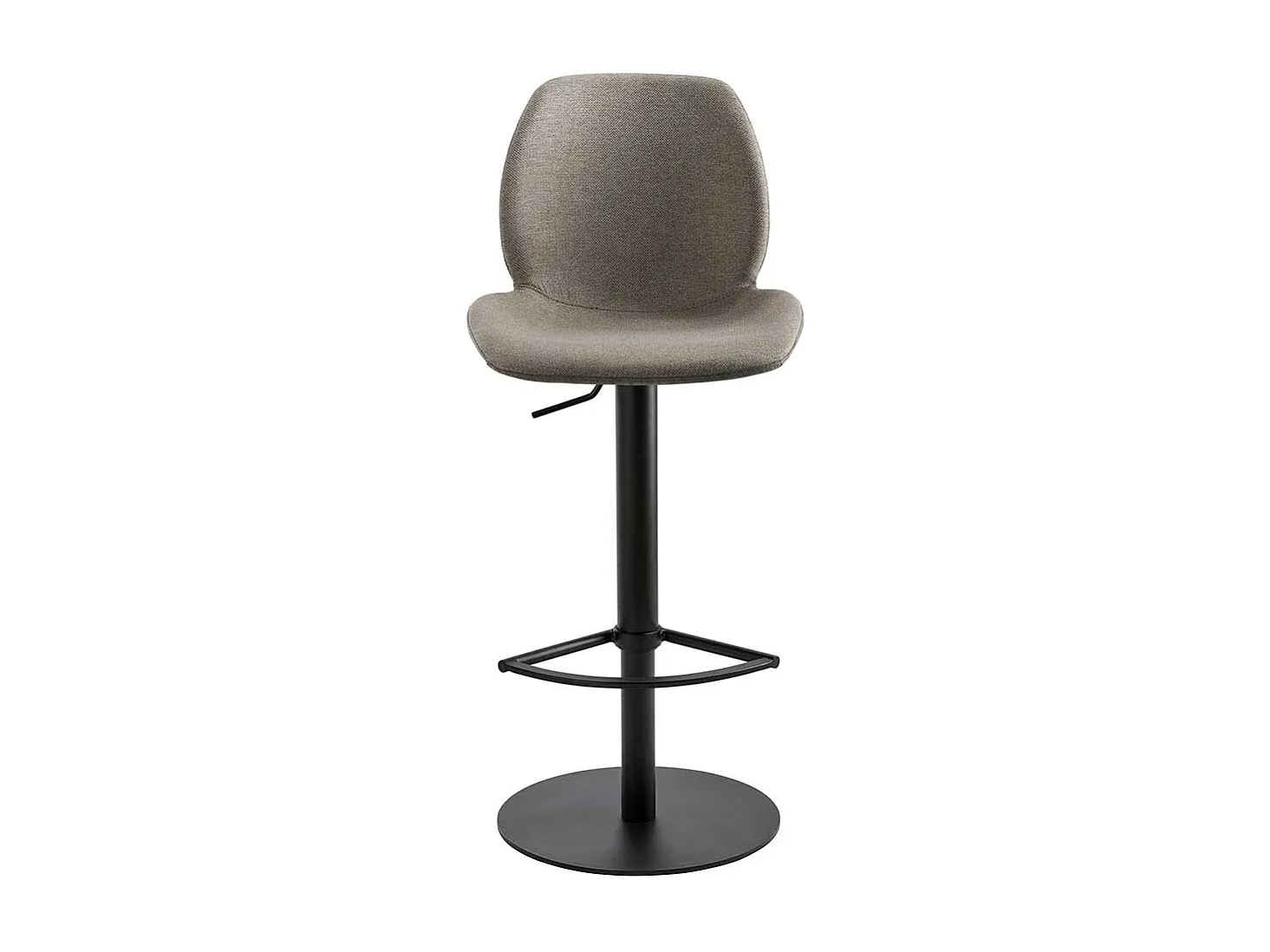 Höhenverstellbarer Barhocker mit gepolsterter Rückenlehne-decoravito.com