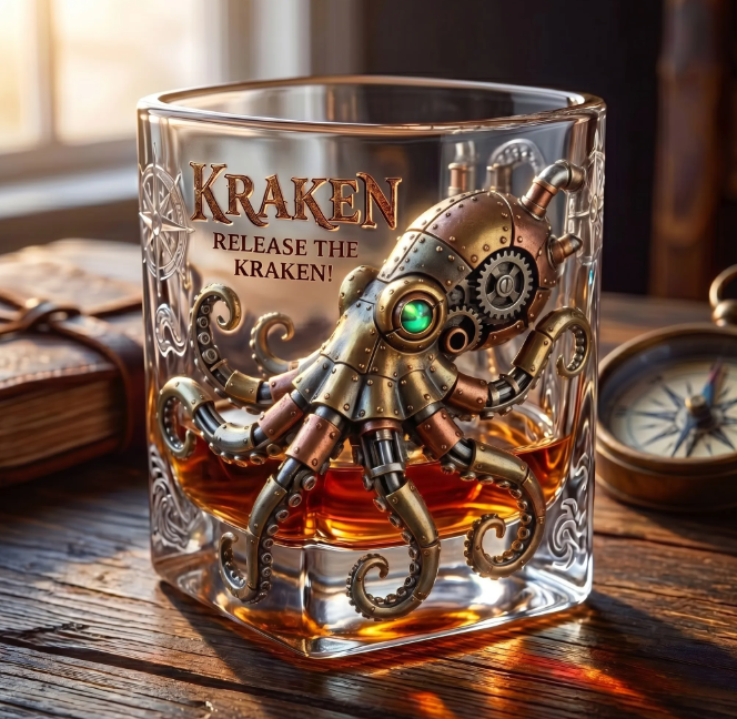🐙 Mythical Titan Glass