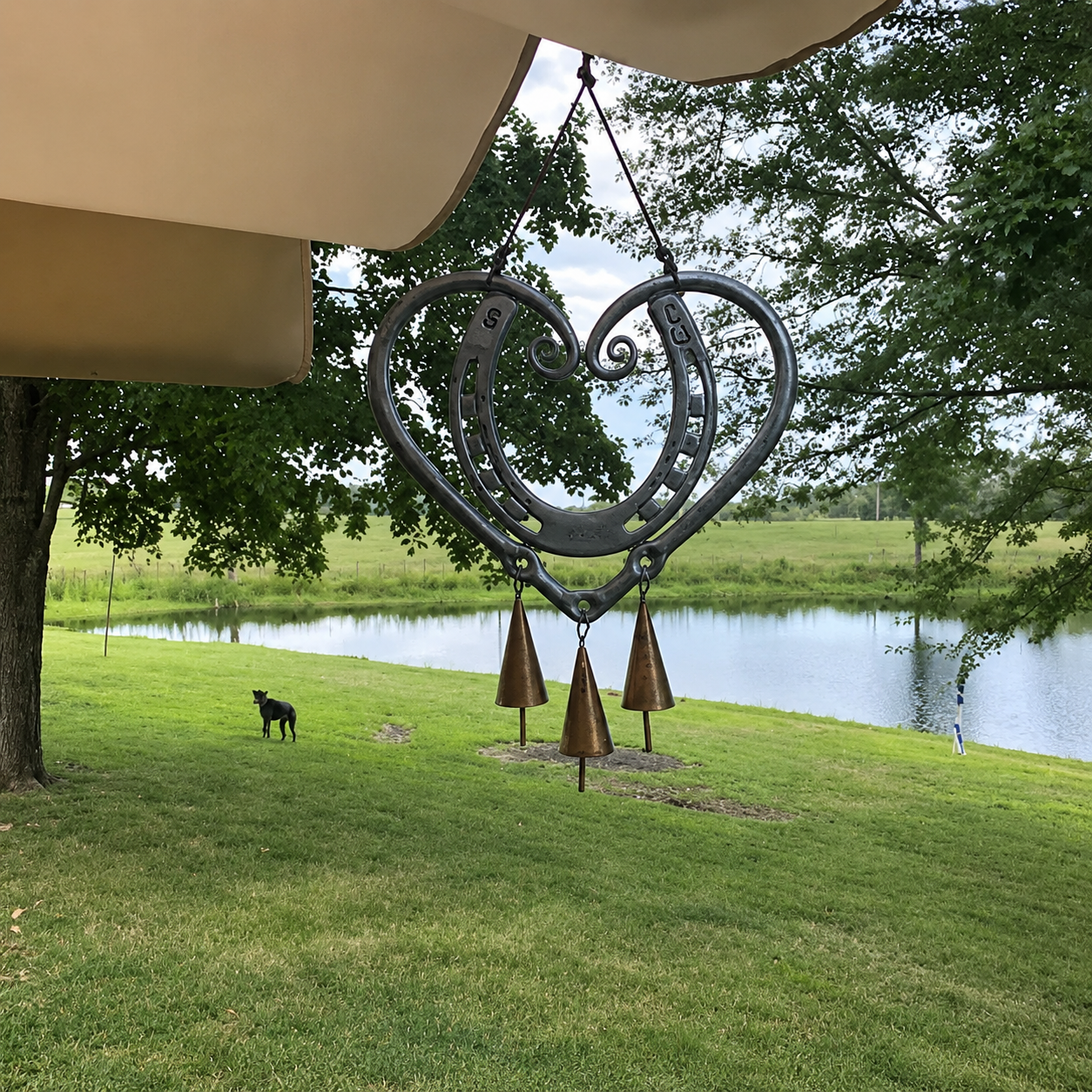 100% Carefully crafted | The Horseshoe Heart Wind Chime ❤ (Carefully crafted by Jordan Maynard®)