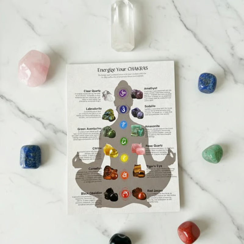 💎Crystals Advent Calendar 2026-24 Days Chakra Crystals&Healing Stones🔮