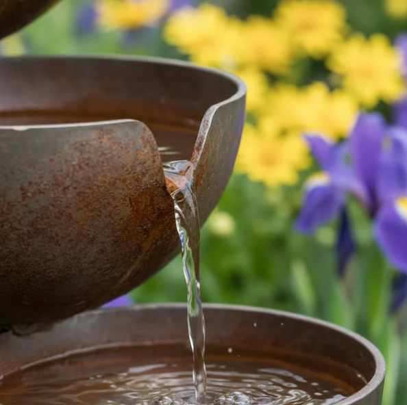 🔥Hot Sale🔥Bring Life Back To Your Garden – Rain Catcher Bird Bath 🌿🐦