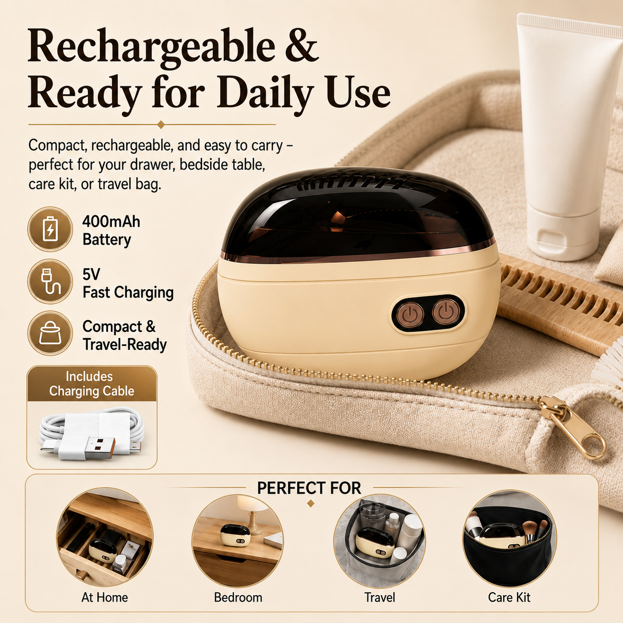2-in-1 Smart Electric Nail Clipper & Polisher ✂️💅 Electric nail care for the whole family!