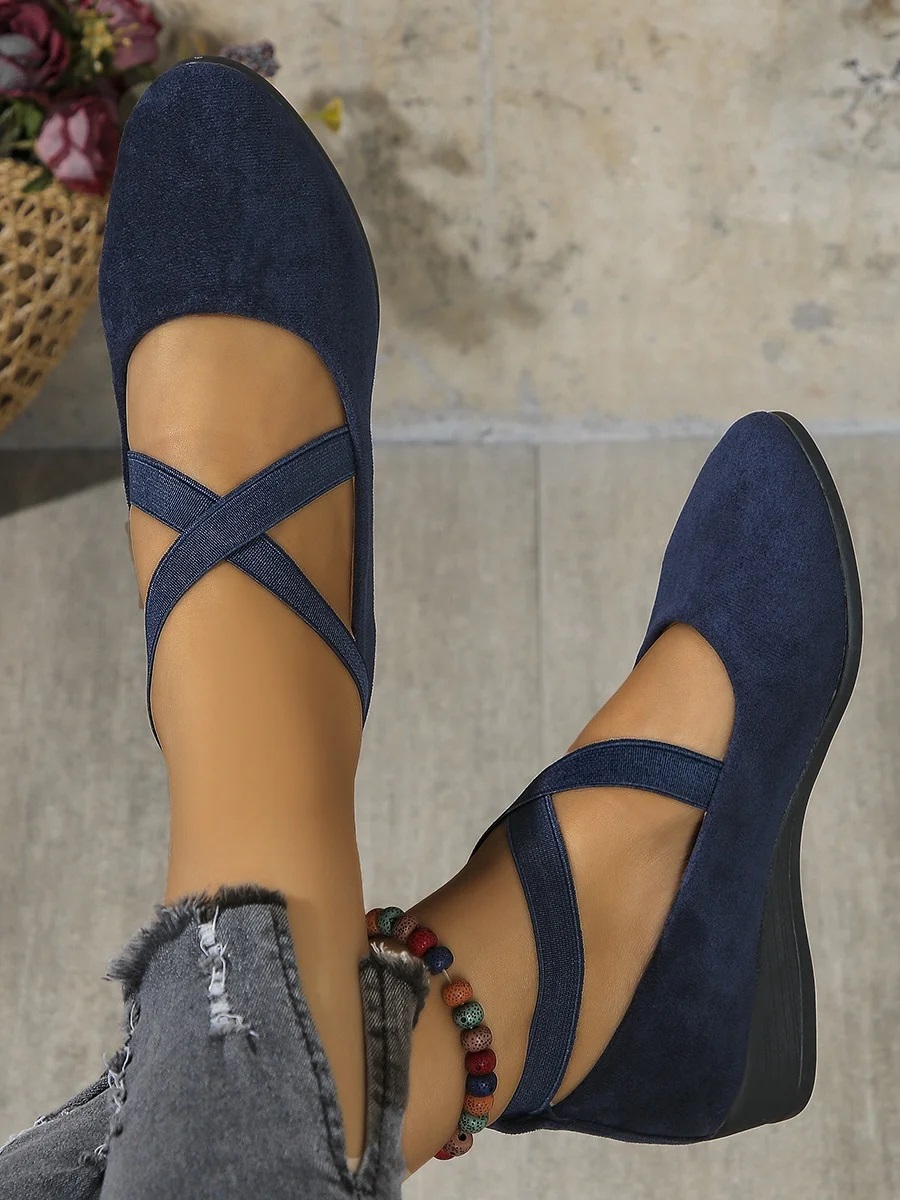 Pu Street Plain Shallow Shoes