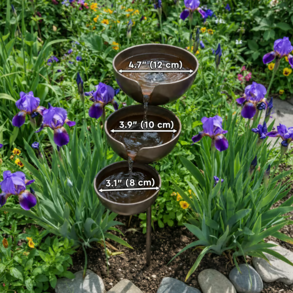🔥Hot Sale🔥Bring Life Back To Your Garden – Rain Catcher Bird Bath 🌿🐦
