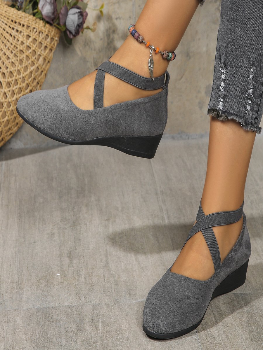 Pu Street Plain Shallow Shoes