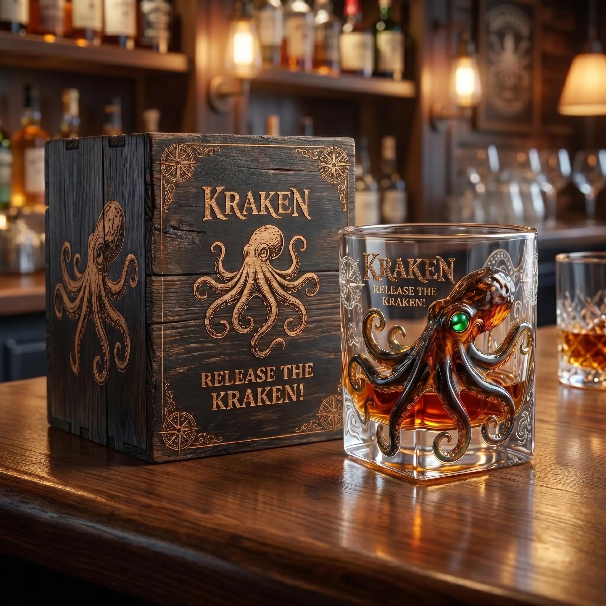 🐙 Mythical Titan Glass