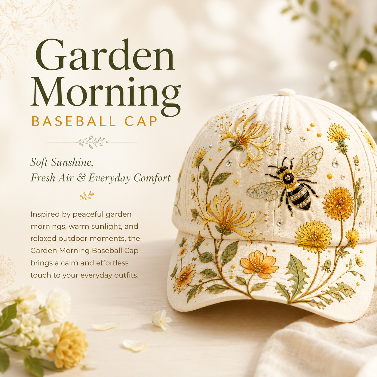 🔥Buy 1 Get 1 🌸🌿 Garden Morning Cap 