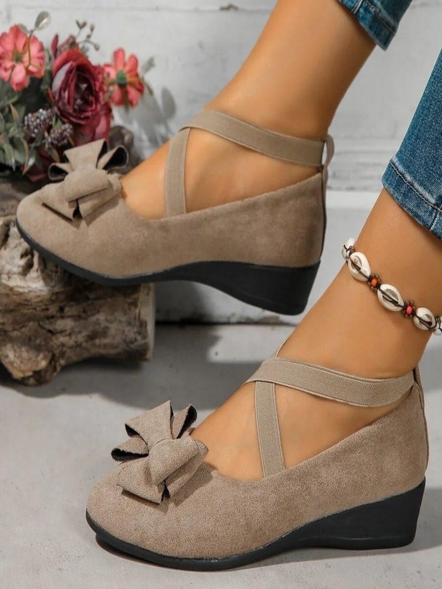Pu Street Plain Shallow Shoes