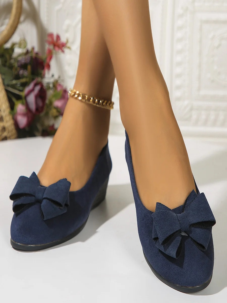 Pu Street Plain Shallow Shoes