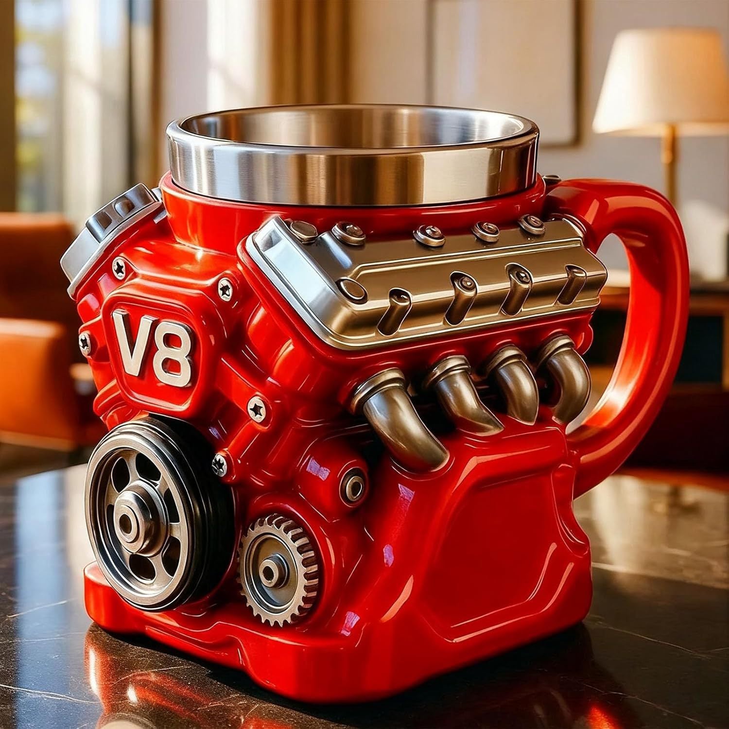 🔥Happy Father's Day - Engine Mug – The Perfect Gift for Every Gearhead⚡