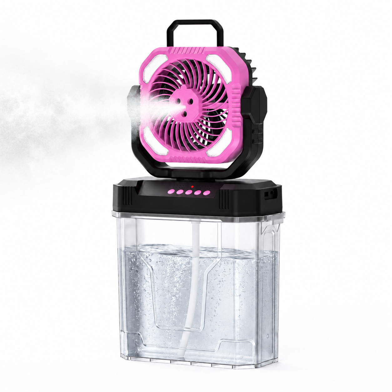 Portable Ice-Water Misting Air Cooler Fan for Camping