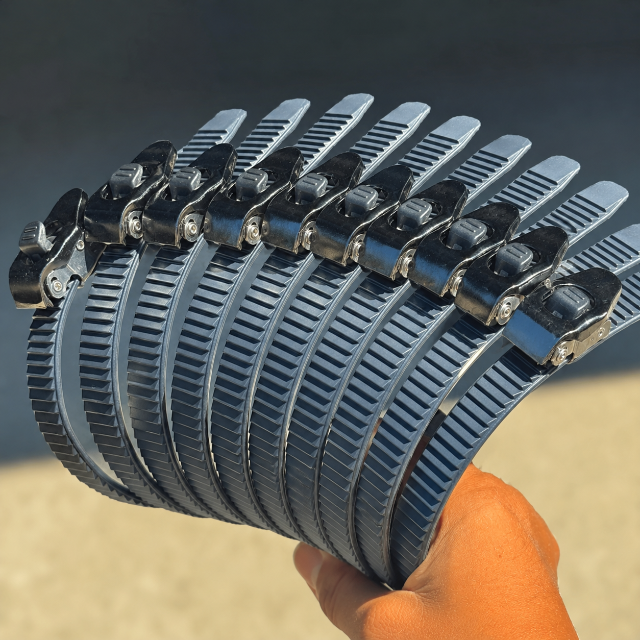 Heavy-duty Stainless Steel Grip Lock Straps