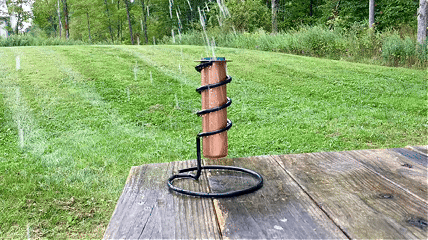 Premium Copper Rain Gauge for gardens, patios, fences, lawns, flower beds