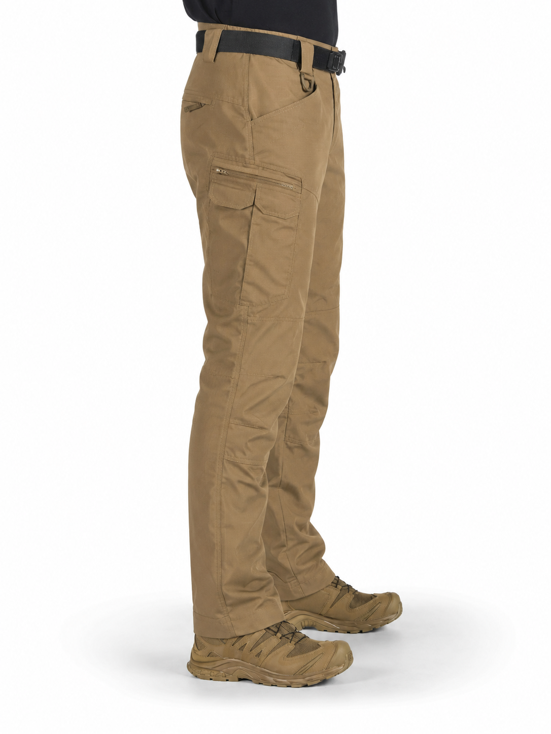 Lightweight Waterproof Ripstop Pants With 6 Pockets, Elastic Waistband-Unisex Stretch Fit