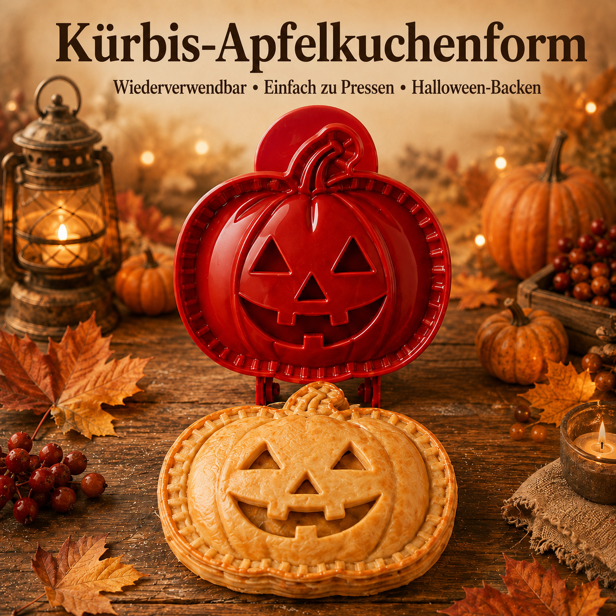 🎃 Halloween-Mini-Pastetenformen-Set – 8 gruselige Designs für einfaches, festliches Backen