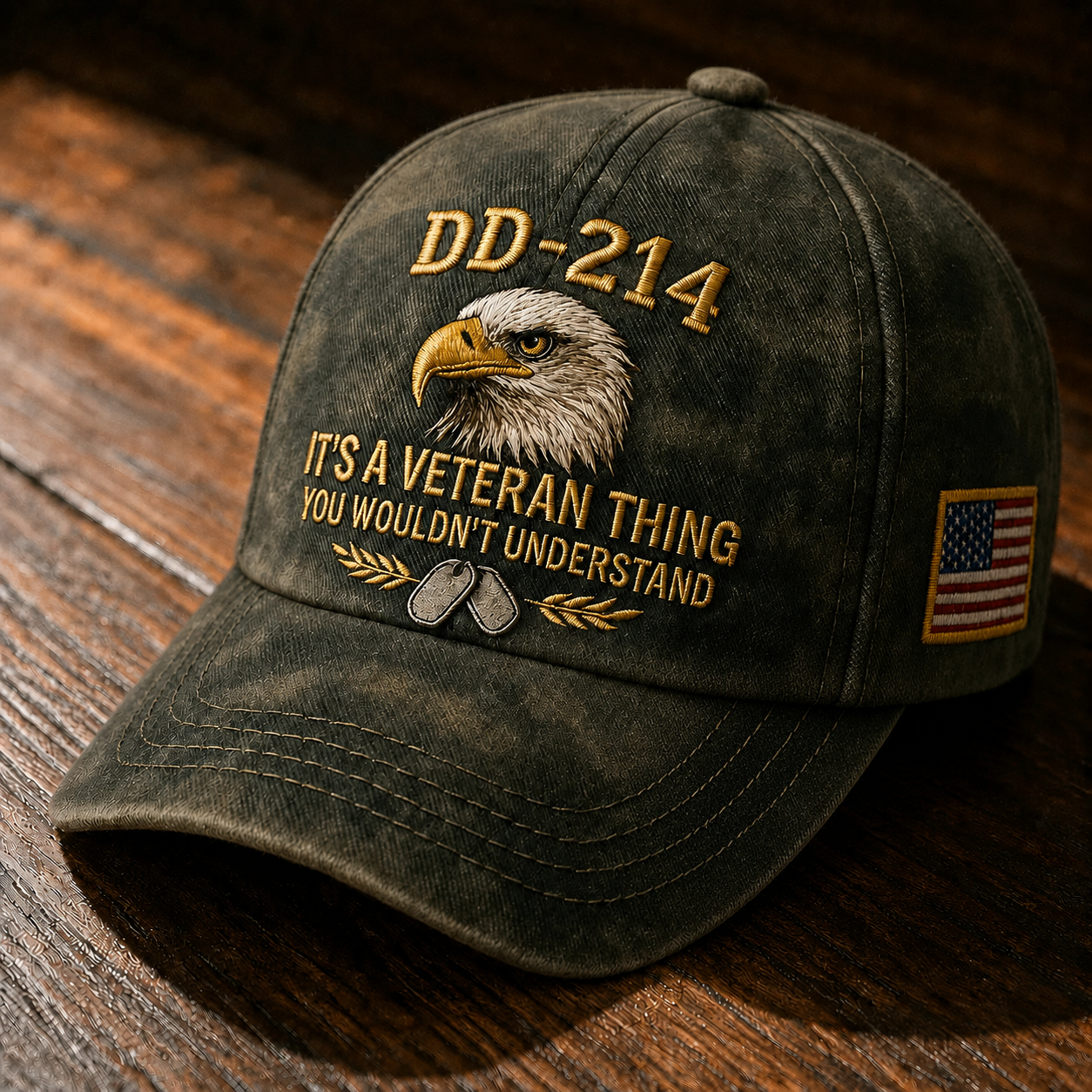 DD-214 Veteran Cap - “IT'S A VETERAN THING YOU WOULDN'T UNDERSTAND”🎁 