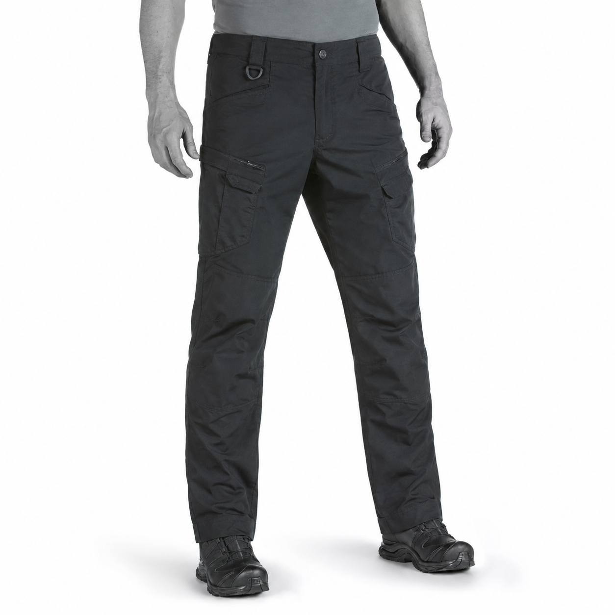 Lightweight Waterproof Ripstop Pants With 6 Pockets, Elastic Waistband-Unisex Stretch Fit