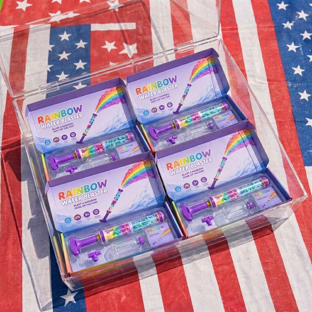 🔥LAST DAY 70% OFF🌈 — Glow Water Firework Stick - Kid-Safe Mess-Free Summer Toy (Patriotic Edition)