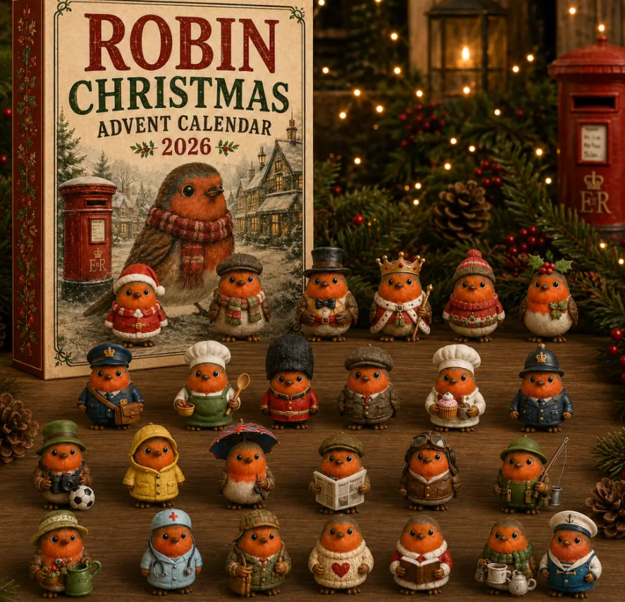 ❤️ Robin Christmas Advent Calendar 2026 – 24 Days of Festive Robin Surprises 3D