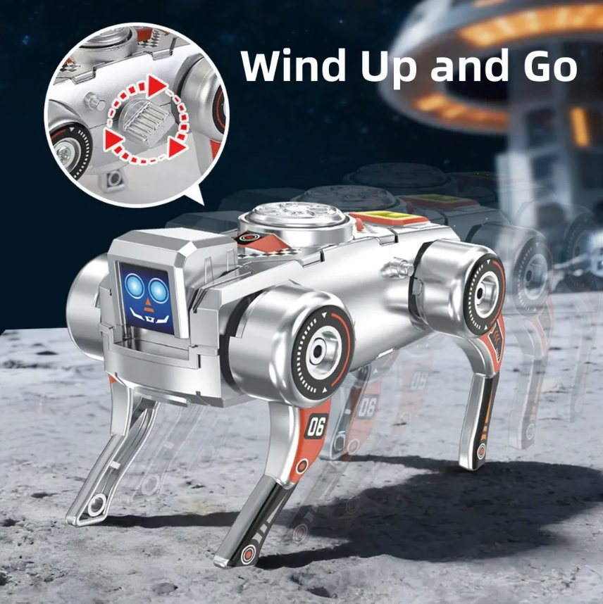 Rotating Mechanical Deforming Dog🤖