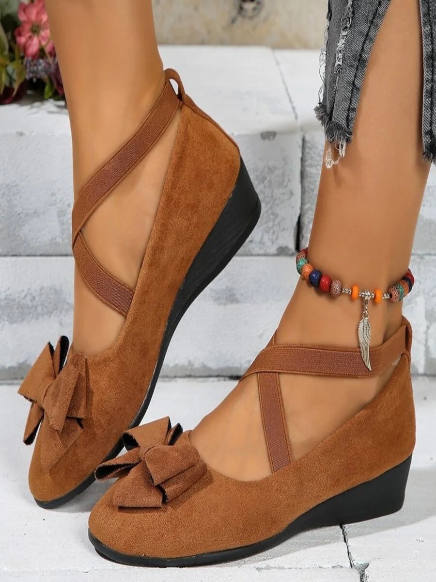 Pu Street Plain Shallow Shoes