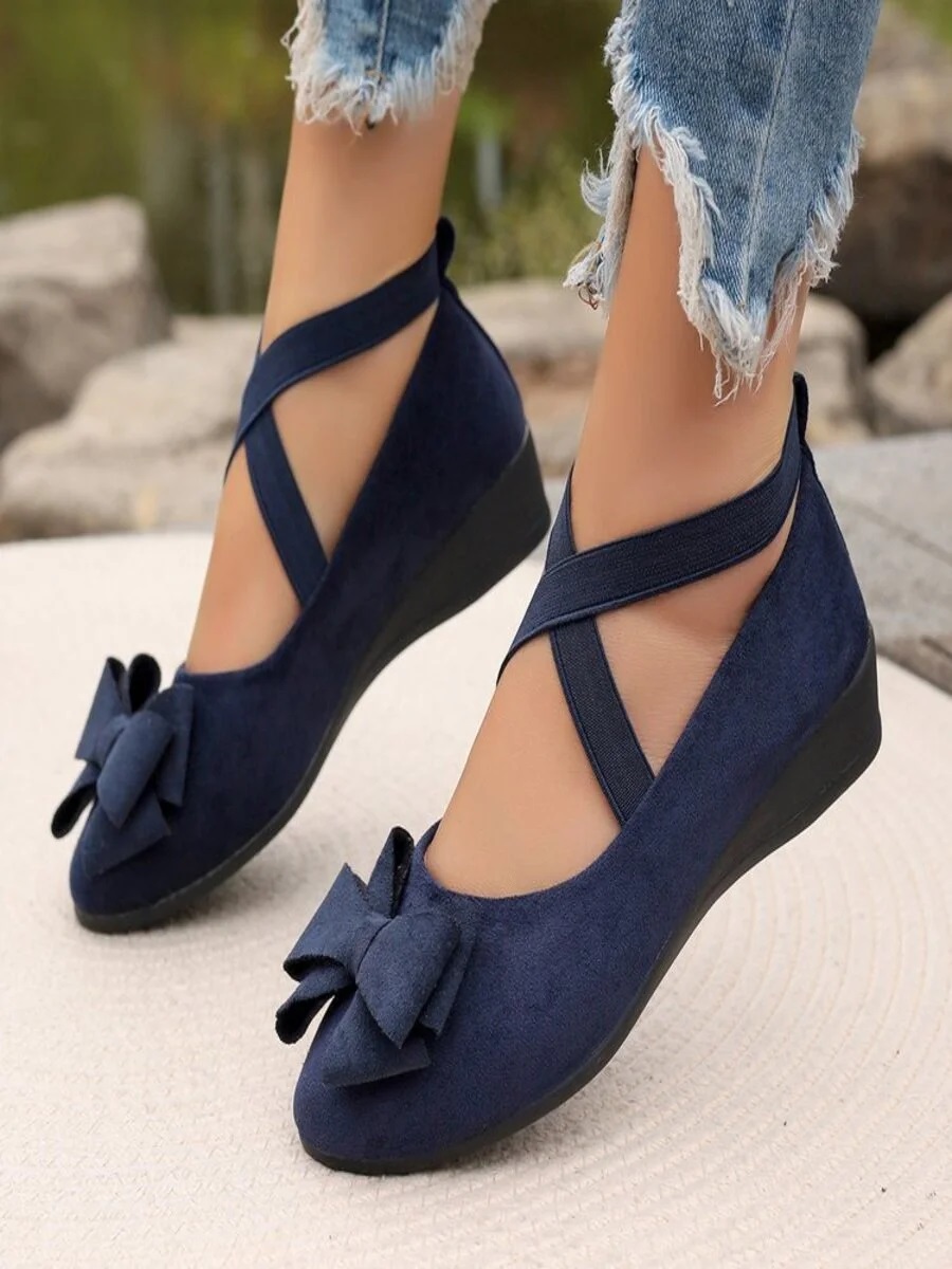 Pu Street Plain Shallow Shoes
