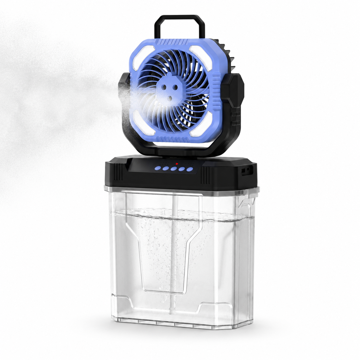 Portable Ice-Water Misting Air Cooler Fan for Camping