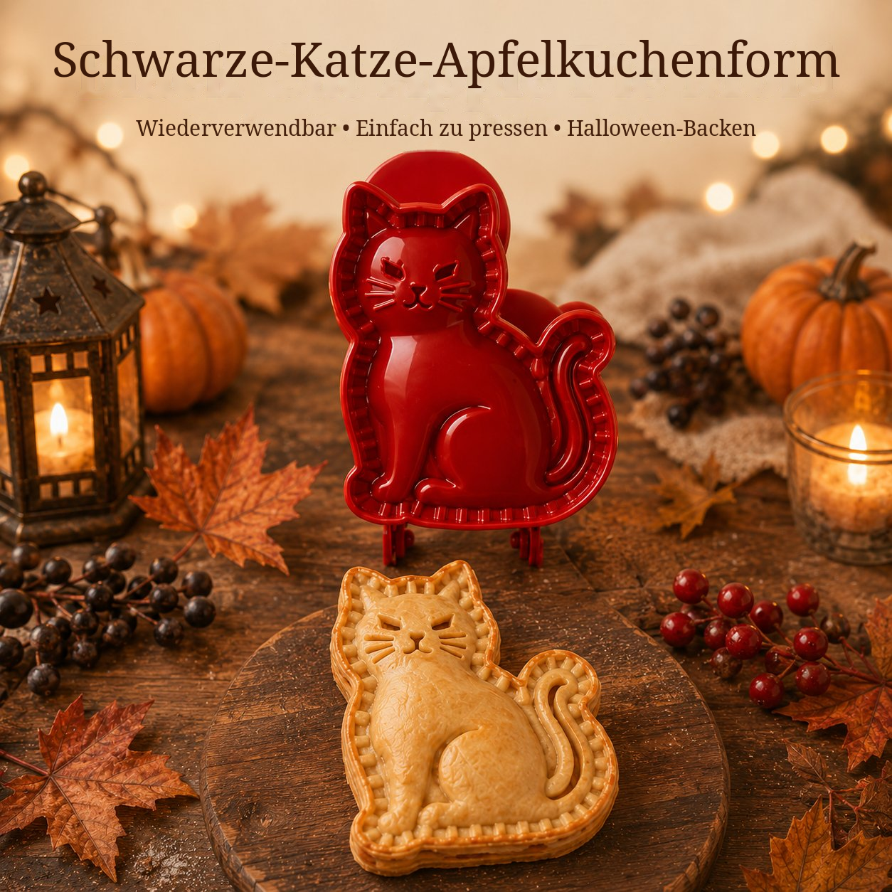 🎃 Halloween-Mini-Pastetenformen-Set – 8 gruselige Designs für einfaches, festliches Backen