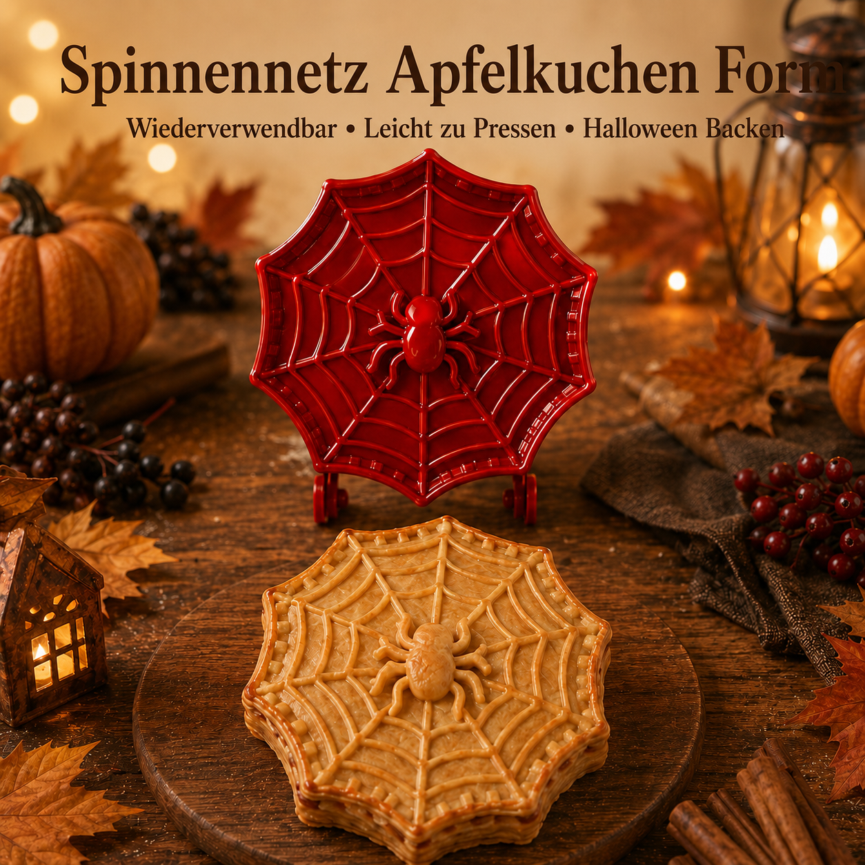🎃 Halloween-Mini-Pastetenformen-Set – 8 gruselige Designs für einfaches, festliches Backen