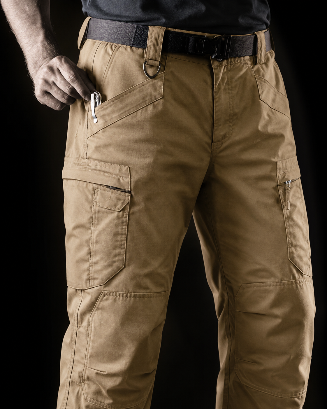 Fully waterproof tactical cargo pants features