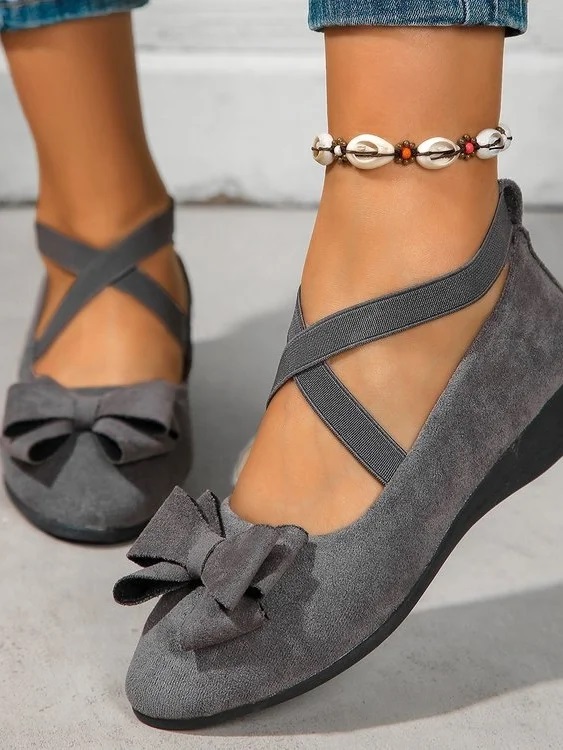 Pu Street Plain Shallow Shoes