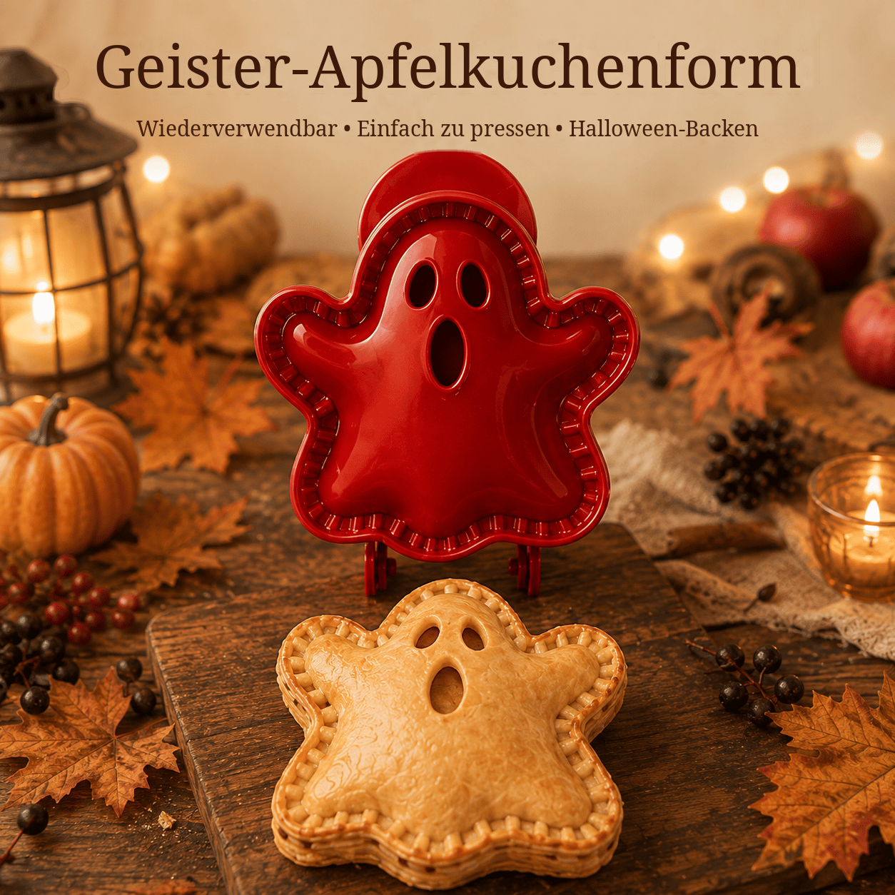 🎃 Halloween-Mini-Pastetenformen-Set – 8 gruselige Designs für einfaches, festliches Backen