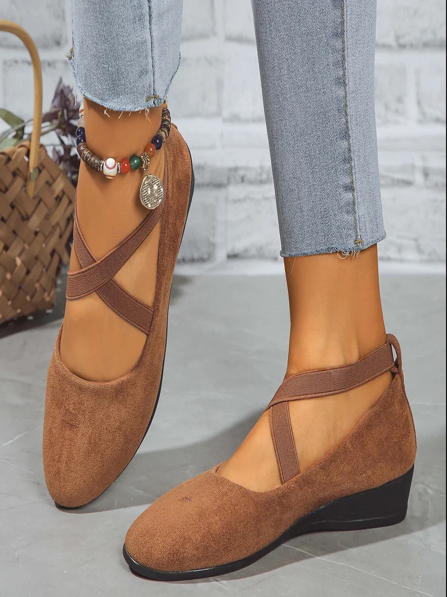 Pu Street Plain Shallow Shoes