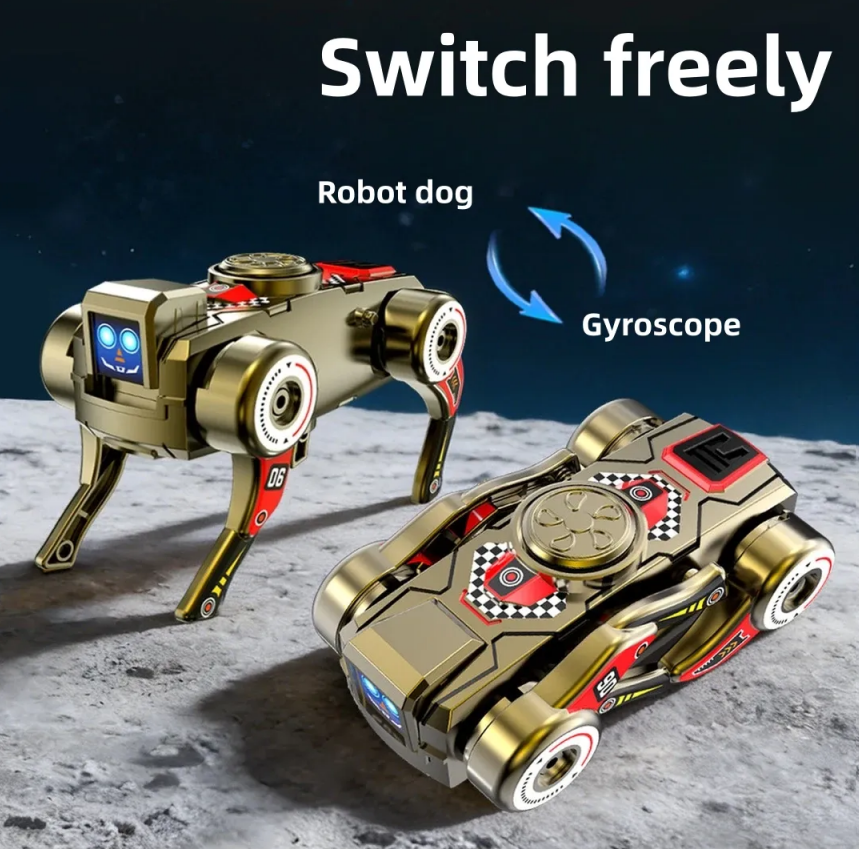 Rotating Mechanical Deforming Dog🤖