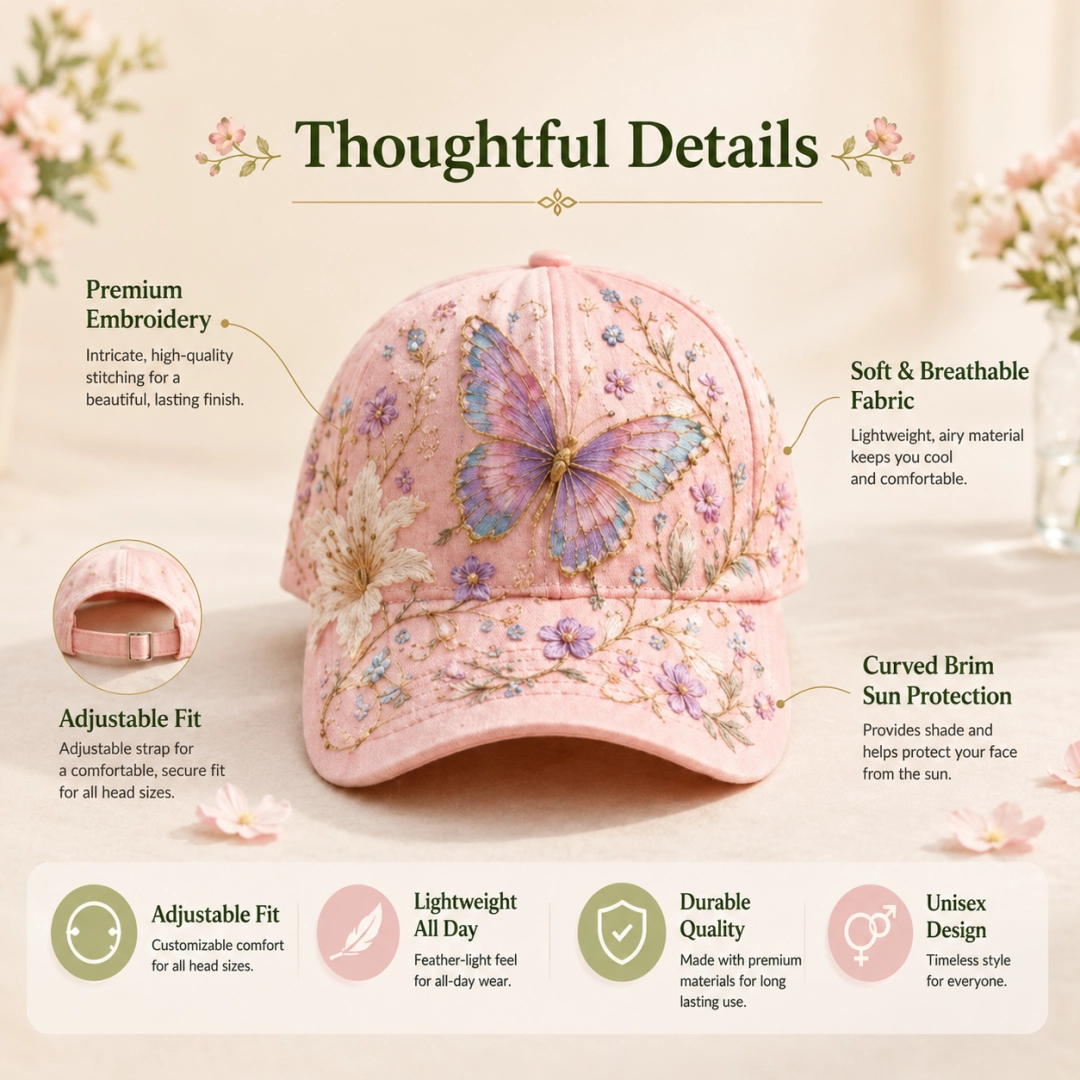 🔥BUY 1 GET 1 FREE🌸🌿 Garden Morning Cap (✨2026 Limited Edition)