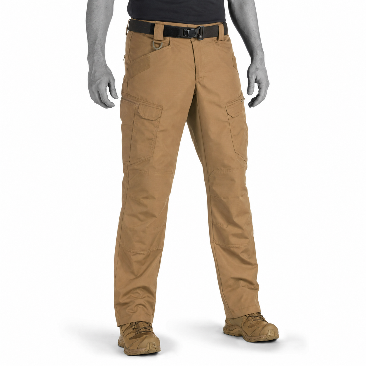Lightweight Waterproof Ripstop Pants With 6 Pockets, Elastic Waistband-Unisex Stretch Fit